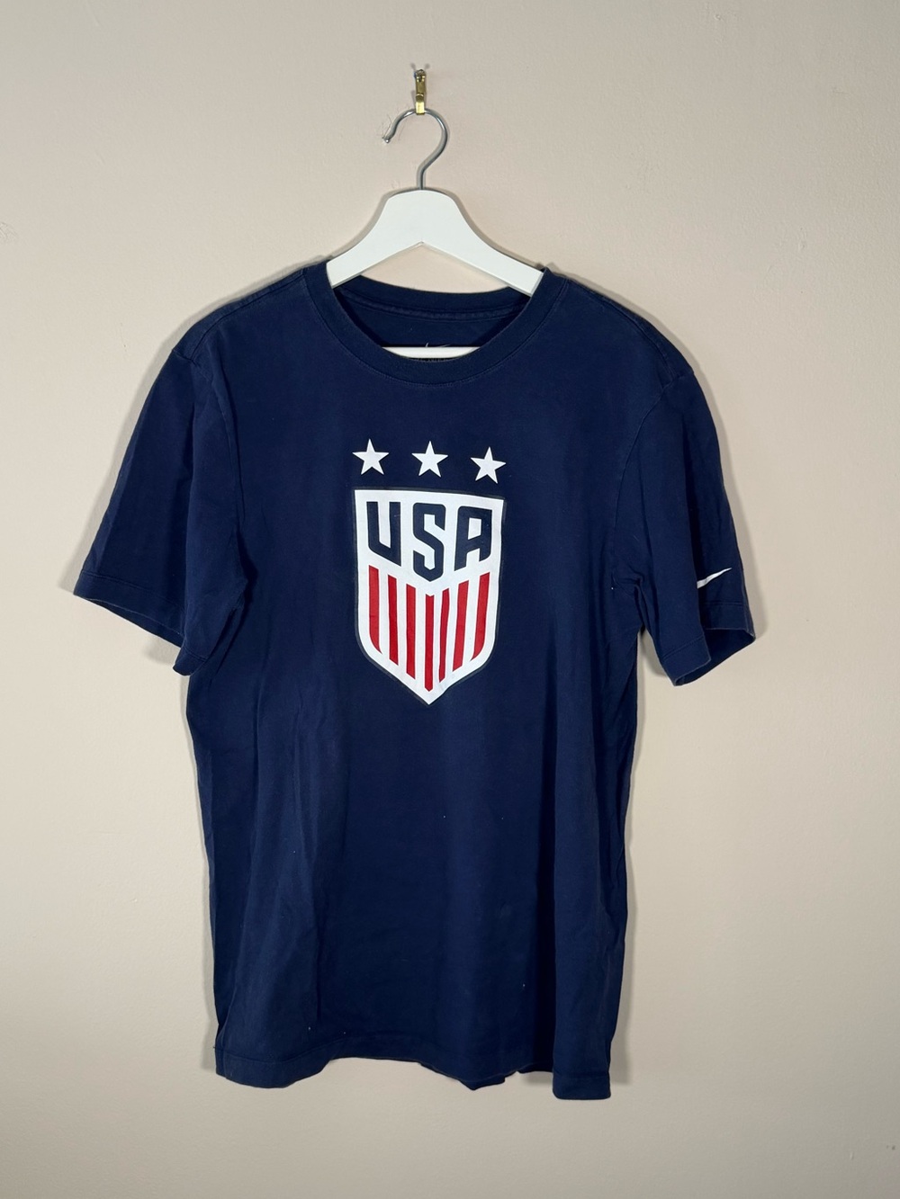 Nike Team USA Tee - Medium  Navy Blue Soccer World Cup